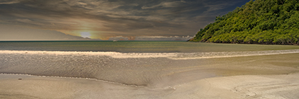 Sandstrand, Cape Tribulation, Great Barrier Reef, Queensland, Australia - sandy beach, cape tribulation, great barrier reef, queensland, australia