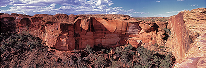 Kings Canyon im Watarrka Nationalpark, Nordterritorium, Australien - kings canyon in the watarrka nationalpark, northern territory, australia