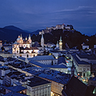 Festung Hohensalzburg und Dom mit Blick auf die Altstadt, Stadt Salzburg, Bundesland Salzburg, Ã–sterreich - stronghold 'hohensalzburg' and cathedral with view over downtown, city of salzburg, province salzburg, austria