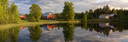 Abendstimmung in der finnischen Seenplatte, Ostfinnland, Finnland - evening ambience in the finish lakeland, eastern finland, finland