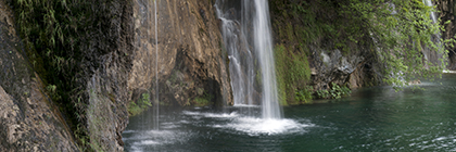 Wasserfall im Nationalpark Plitvicer Seen, Kroatien - waterfall in the national park plitvicka lake, croatia