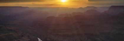 Sonnenuntergang Ã¼ber den Grand Canyon, Grand Canyon Nationalpark, Arizona, USA - sunset over the grand canyon, grand canyon nationalpark, arizona, usa